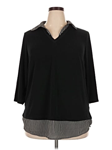 Adrianna Papell 3/4 Sleeve Blouse (view 1)