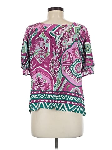 Karen Kane Short Sleeve Blouse (view 2)
