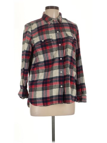 Madewell Flannel Classic Ex-Boyfriend Shirt in Drayton Plaid (view 1)