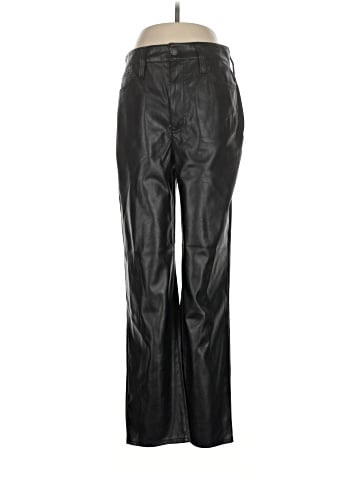 Madewell The Perfect Vintage Straight Jean: Faux Leather Edition (view 1)