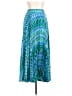Chico's Print Blue Casual Skirt Size Lg (2) - photo 1