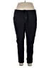 Athleta Solid Black Track Pants Size 16 - photo 1
