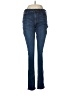 Express Jeans Solid Blue Jeans Size 8 - photo 1