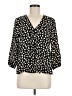 Everly Black 3/4 Sleeve Blouse Size M - photo 1