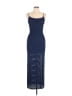 Necessary Objects Blue Casual Dress Size L - photo 1