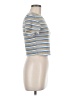 Romwe Blue Short Sleeve Top Size 6 - photo 4