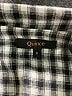 Quince 100% Linen Checkered-gingham Gray Short Sleeve Blouse Size S - photo 7