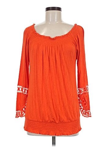 V Cristina 3/4 Sleeve Blouse (view 1)