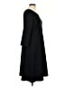 Lands' End Solid Black Casual Dress Size L - photo 4