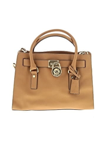 MICHAEL Michael Kors Leather Satchel (view 1)