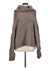 Express 100% Acrylic Gray Poncho Size M - photo 1