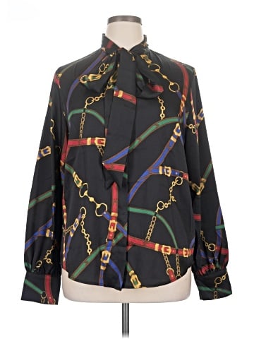 Lauren by Ralph Lauren Long Sleeve Blouse (view 1)