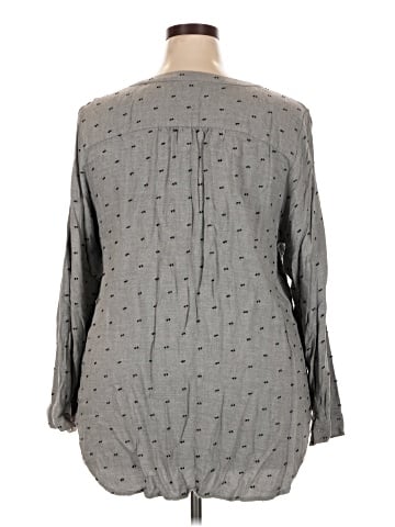 Cj Banks Long Sleeve Blouse (view 2)
