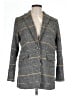 Ann Taylor LOFT Houndstooth Gray Blazer Size 10 - photo 1