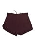 H&M 100% Polyester Solid Burgundy Shorts Size 10 - photo 2