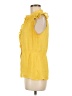 Trixxi 100% Polyester Yellow Sleeveless Blouse Size M - photo 5