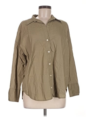 Zara Long Sleeve Button-Down Shirt (view 1)