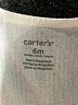 Carter's Ivory Long Sleeve Onesie 3-6 MO / 6 MO - photo 3