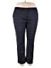 Chico's Argyle Black Blue Casual Pants Size XXL (4) - photo 1