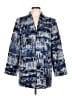 Chico's Print Blue Coat Size L - photo 1