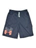Under Armour 100% Polyester Graphic Blue Athletic Shorts Size L (youth) - photo 1