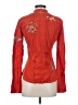 3J Workshop 100% Cotton Red Long Sleeve Blouse Size S - photo 2