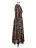 Max Studio Paisley Brown Casual Dress Size M - photo 4