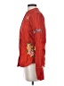 3J Workshop 100% Cotton Red Long Sleeve Blouse Size S - photo 5