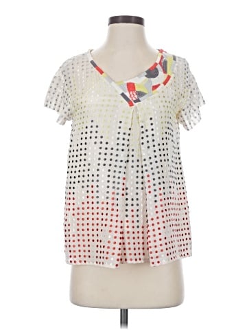 Mint by Jodi Arnold Short Sleeve Silk Top (view 1)