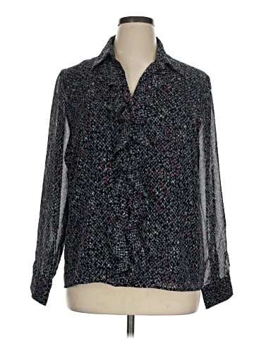Evan Picone Long Sleeve Blouse (view 1)
