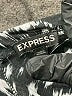 Express 100% Polyester Black Short Sleeve Blouse Size S - photo 7