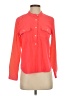 Gap 100% Polyester Orange Long Sleeve Blouse Size XS - photo 1