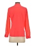 Gap 100% Polyester Orange Long Sleeve Blouse Size XS - photo 2