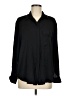 MNG 100% Polyester Black Long Sleeve Blouse Size 6 - photo 1