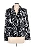 Notations Print Black Blazer Size L - photo 1