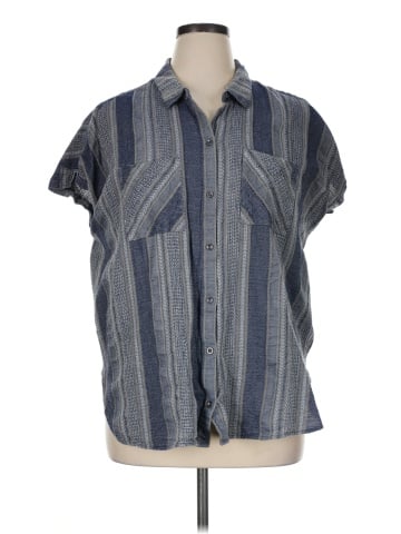 Natural Reflections Short Sleeve Button-Down Shirt (view 1)