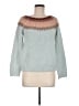 Alya 100% Acrylic Color Block Teal Pullover Sweater Size M - photo 1