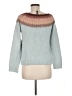 Alya 100% Acrylic Color Block Teal Pullover Sweater Size M - photo 2