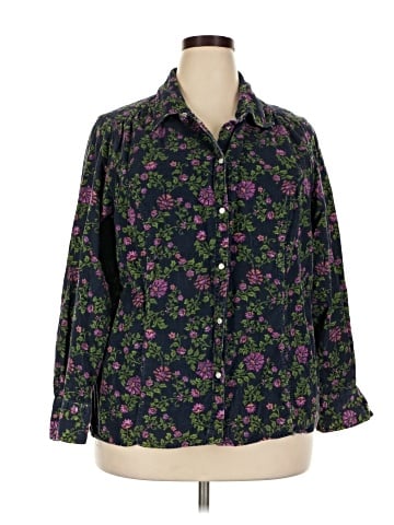 Basic Editions Long Sleeve Blouse (view 1)