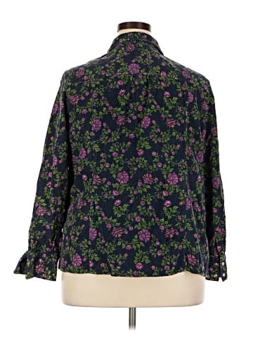 Basic Editions Long Sleeve Blouse (view 2)