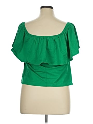 ELOQUII Short Sleeve Top (view 2)