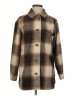 Old Navy 100% Polyester Plaid Brown Coat Size XS - photo 1