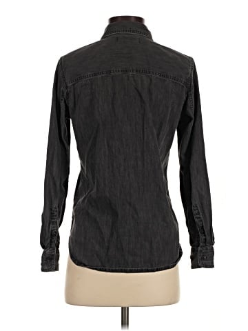 Madewell Denim Button-Up Shirt in Lunar Wash (view 2)