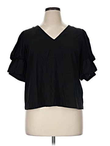 1.State Short Sleeve Blouse (view 1)