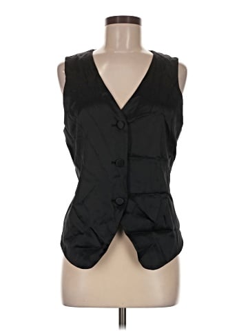 Madewell Button-Front Vest Top in Satin (view 1)