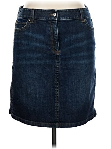 Ann Taylor Denim Skirt (view 1)