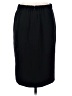 J.Crew 100% Polyester Solid Black Formal Skirt Size 2 - photo 2