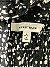 Max Studio Animal Print Black Jumpsuit Size L - photo 4