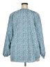 Unbranded 100% Polyester Blue 3/4 Sleeve Blouse Size 3X - photo 2