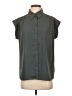 14th & Union 100% Polyester Solid Gray Sleeveless Blouse Size XS - photo 1